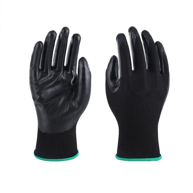 Industrial Use Safety Smooth Nitrile Coated Glove